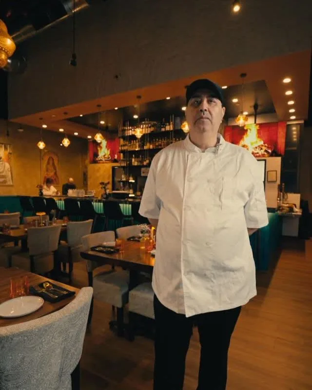 Chef Tony in the dining room